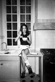 Salma Hayek in cucina